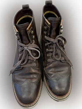 Final week. Timberland Britton Hill Waterproof Wingtip Boots. Size 10.5.